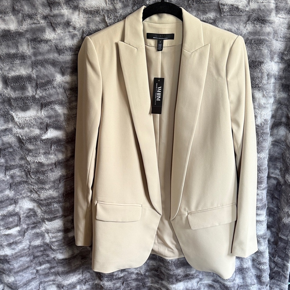 White House Black Market Biscotti-Colored Blazer